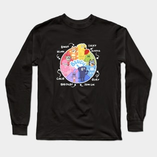 HAPPY BLUEY Long Sleeve T-Shirt